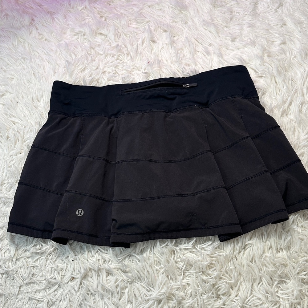Lululemon Pace Rival Skirt (Regular) *4-way Stretch 13" Black - Picture 4 of 6